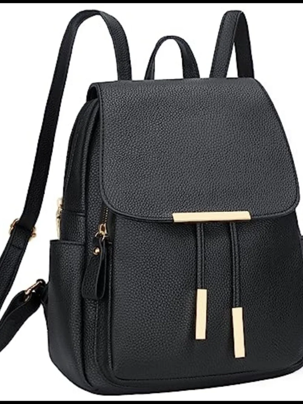 Faux Leather Backpack Purse Travel Daypack Shoulder Bag